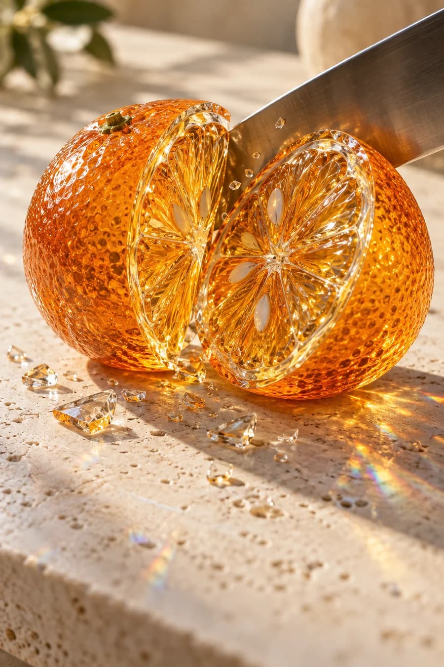 Glass Fruit ASMR style artwork